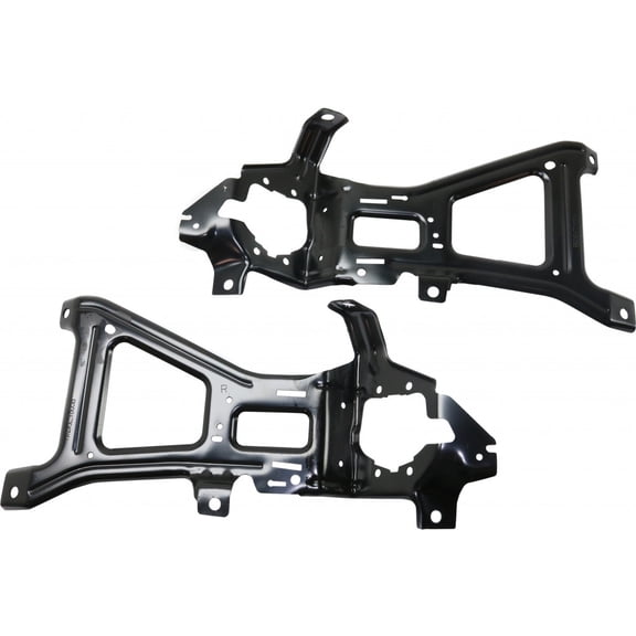 For Ram 1500 2015 2016 2017 2018 Bumper Bracket Set Driver and Passenger Side | Rebel Model | Steel | 2-Pieces | CAPA Certified | Replacement For CH1061106, CH1061106C | 68271501AC