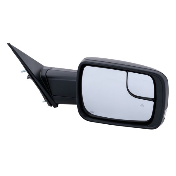 For Ram 1500 2019 2020 2021 2022 Door Mirror Passenger Side | Power | With Blind Spot Detection | With Heated Glass | With Puddle Light | With Turn Signal Light | Textured Black | CH1321537