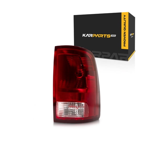 For Ram 1500 Classic 2019 2020 2021 2022 Tail Light Passenger Side | Red & Clear Lens | Plastic | Replacement For CH2819124 | 55277414AF