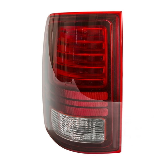 For Ram 1500 Classic 2019 2020 2021 2022 Tail Light Driver Side | LED | Red & Clear Lens | Plastic | Black | Premium Type | Light/Heavy Duty | Replacement For CH2800202 | 68093081AC
