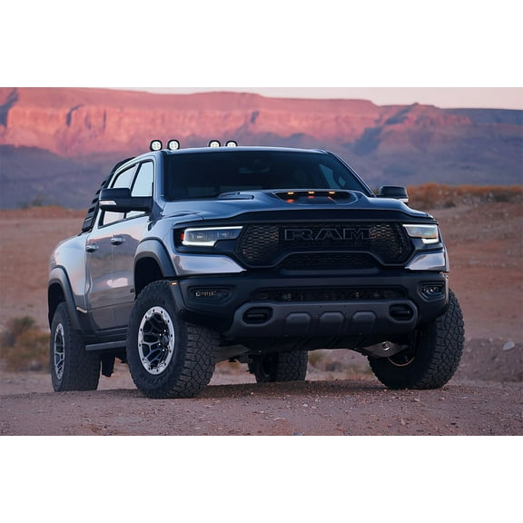 Ram 1500 TRX Mopar Performance Parts Art Indoor Decor - 12x18 Inch Laminated Poster - Stunning Detail and Bold Colors
