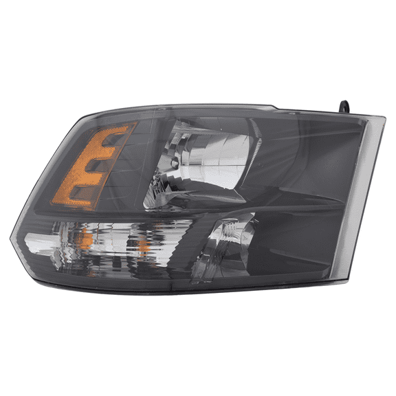 For Ram 2500/3500 2013 14 15 16 17 2018 Headlight Passenger Side | CAPA | Clear & Amber Lens | Plastic | Black Bezel | Standard Type | Replacement For CH2519149, CH2519149C | 68270496AE