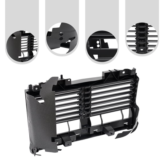 Ram Active Grille Shutter Direct Replacement Fit for 2019-2022 Dodge Ram 1500, Air Intake Shutter Assembly