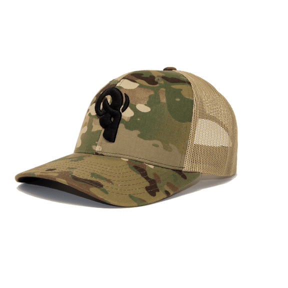 Ram Advantage Trucker Hat - Adjustable Snapback for Men and Women - Desert Camo