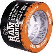 Ram Board Edge Tape 2-1/2 In. W x 180 Ft. L Floor Protection Tape Safety Orange