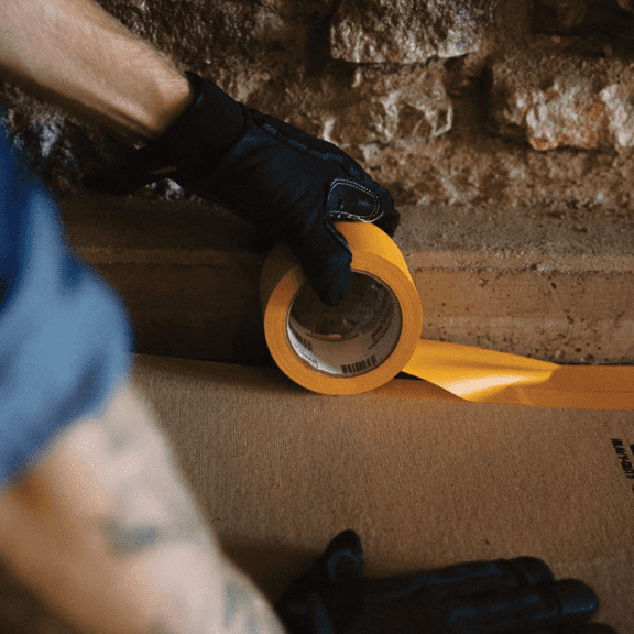 Ram Board Edge Tape Floor Protection Tape - Pack of 2 Residential Use, Standard Application