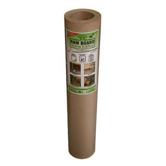 Ram Board RBHE3650 36" Inch x 50' Foot Roll of Floor Protection Fiberboard