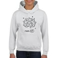 thumbnail image 1 of Ram Face Doodle Hoodie Juniors -Image by Shutterstock,  Large, 1 of 4
