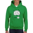 thumbnail image 1 of Ram Face Doodle Hoodie Juniors -Image by Shutterstock,  Small, 1 of 4