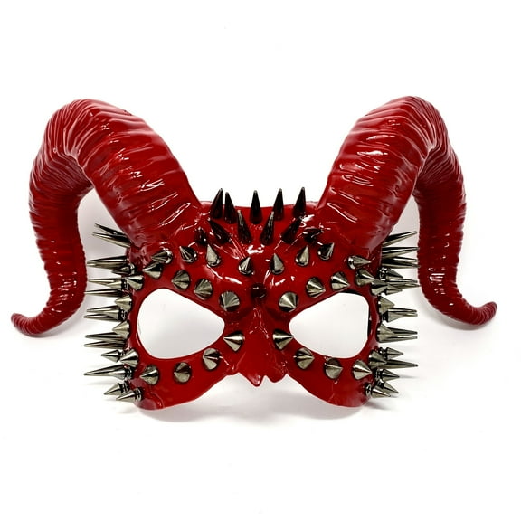 Ram Goat Masquerade Demon Devil Horn Mask Costume Halloween Party Masks
