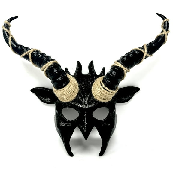 Ram Goat Masquerade Demon Devil Horn Mask Costume Halloween Party Masks