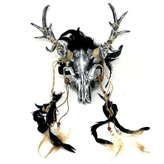 Ram Goat Masquerade Demon Devil Horn Mask Costume Halloween Party Masks