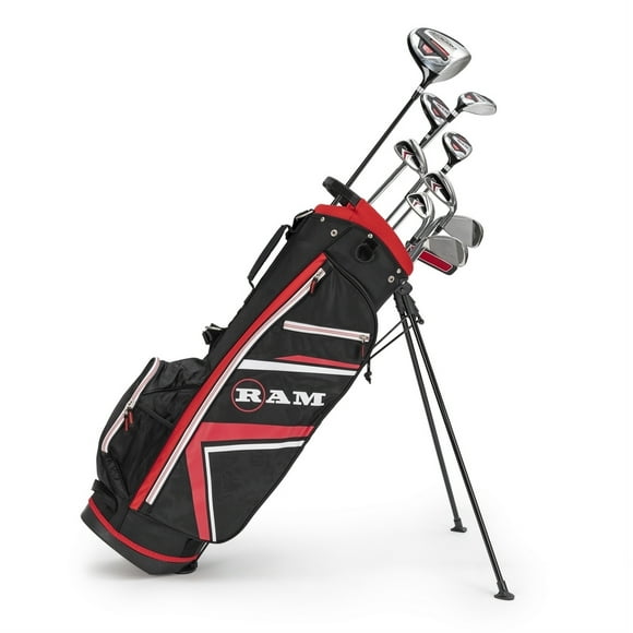 Ram Golf Accubar Plus Men Right Graphite/Steel Golf Clubs Set Reg Flex, 1 Inch Shorter