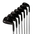 thumbnail image 1 of Ram Golf FX77 Stainless Steel Players Distance Black Iron Set RH 4-PW Steel Stiff, 1 of 2