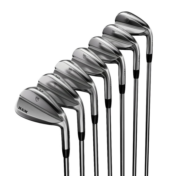 Ram Golf FX77 Stainless Steel Players Distance Iron Set RH 4-PW Steel Regular