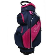 Ram Golf Lightweight Ladies Cart Bag with 14 Way Dividers Top Blue/Pink/White
