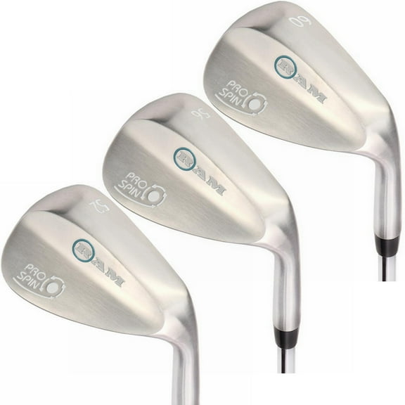 Ram Golf Pro Spin 3 Wedge Set - 52 Gap, 56 Sand, 60 Lob Wedges - Ladies Right Hand, Graphite Shaft