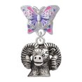 thumbnail image 1 of Ram Head - Butterfly Charm Bead, 1 of 1