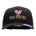 thumbnail image 1 of Ram Hunting Embroidered Retro Trucker Cap - Black OSFM, 1 of 5