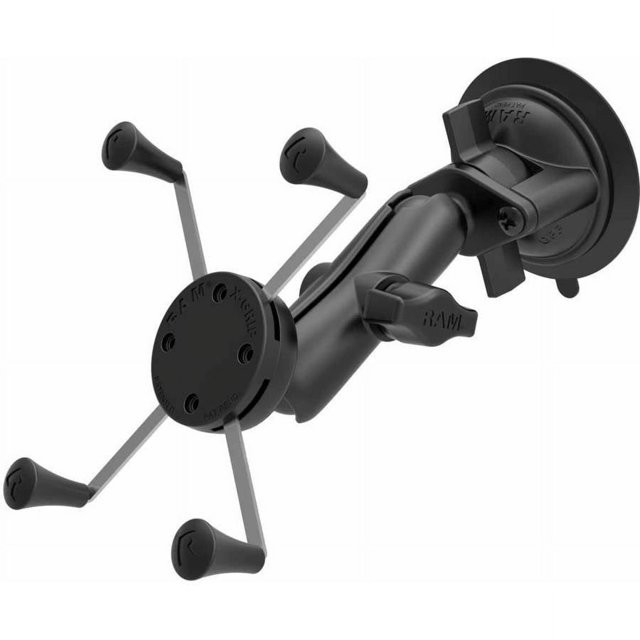 RAM-B-166-C-UN10 Long Twist & Lock Suction Mount & X-Grip for Large Phones & Phablets (sku 35565)