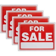 Ram-Pro 9" X 12" Sale Sign for Car and Auto Sales - Rust Free Clear and Visible Text Long Lasting with A Space to Hand Write, (4 Pack)