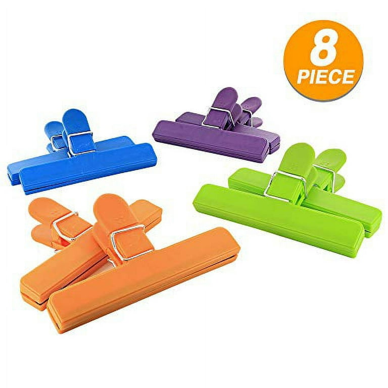 Food Clips - Chip Bag Clips S Wide Heavy Duty Chip Clips, Large Bag Clips  For Food Storage With Air Tight Seal Grip For Bread Bags, Snack Bags And  Foo