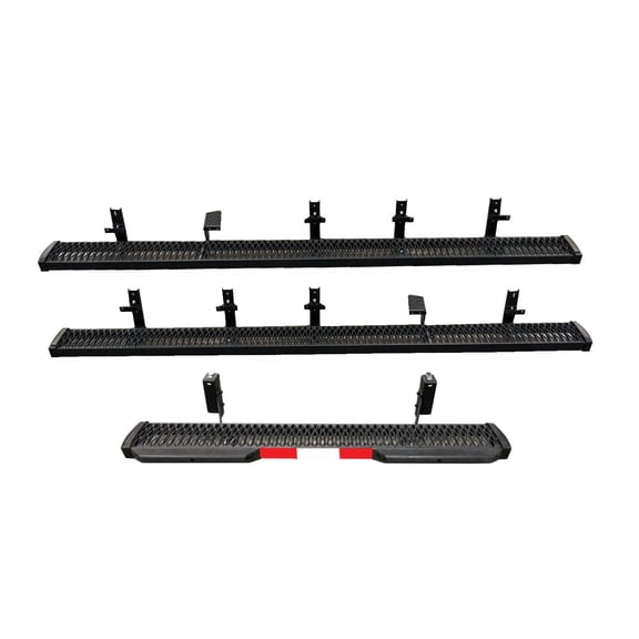 Ram ProMaster 2014-Present, Complete Kit with Both 98" Sides & 54"Rear Running Boards