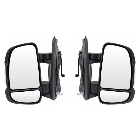 For Ram Promaster 1500/2500/3500 2014 2015 2016 Door Mirror Driver and Passenger Side | Pair | Manual | No-Heated | Replacement For 1ZT00JXWAA, 1ZS91JXWAA | CH1320376, CH1321376