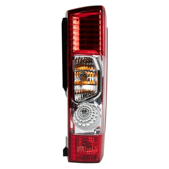 For Ram Promaster 1500/2500/3500 2014-2023 Tail Light Assembly Passenger Side | Chrome | Red and Clear Lens | Replacement For CH2801205 | 191275690185, 4725946AB