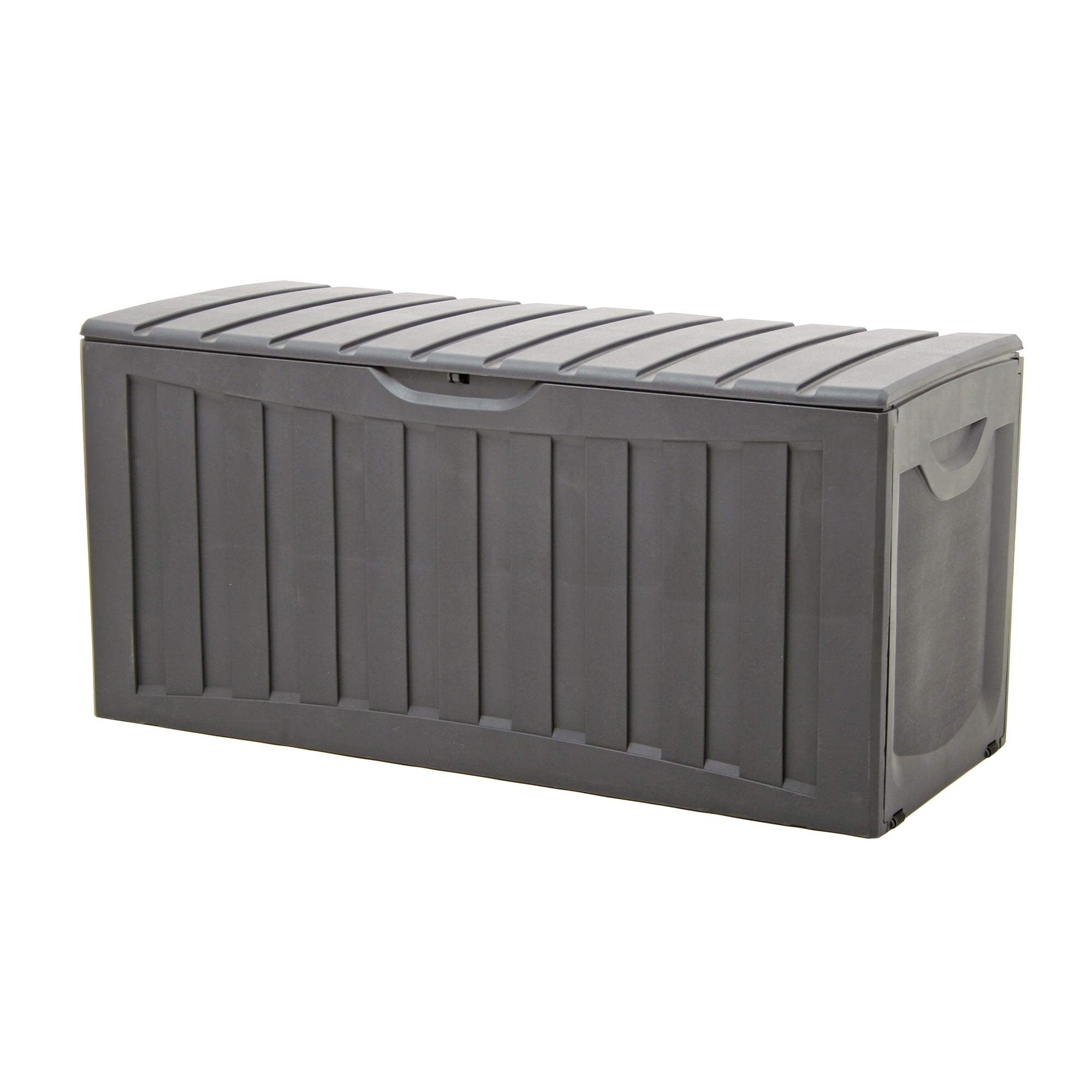 Open Box Ram Quality Products Plastic 90G In/Outdoor Locking Cushion Box,Gray