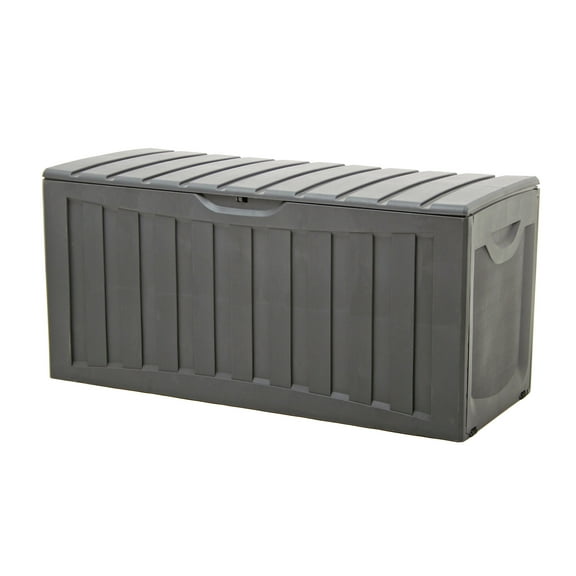 Open Box Ram Quality Products Plastic 90G In/Outdoor Locking Cushion Box,Gray