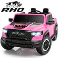 thumbnail image 1 of iYofe Ram 1500 RHO 24V 2 Seater Truck Powered Ride on with Remote Control&Bluetooth, Pink, 1 of 10