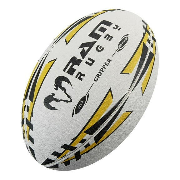 Ram Rugby Gripper Pro Training Ball (Yellow, 3)