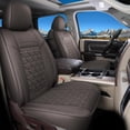 thumbnail image 1 of Ram Seat Covers Full Set,  Ram 1500 Seat Cover Compatible with 2002-2025  RAM 1500 2500 3500 Crew Quad Cab with Curved Bench, Coffee, 1 of 6