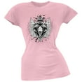 thumbnail image 1 of Ram Skull Light Pink Soft Juniors T-Shirt, 1 of 1