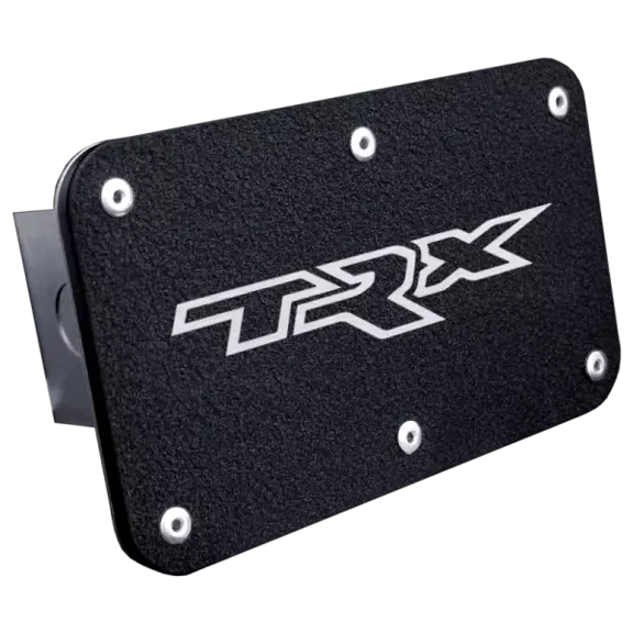 Ram TRX Laser Etched Rugged Black Class III Trailer Hitch Plug Official Licensed