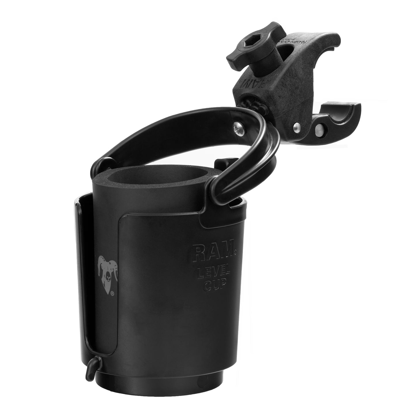 Black Composite Self-Leveling Drink Holder for UTVs