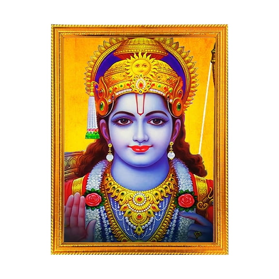Ram ji-Religious God Photo Frame for Home & Pooja Room Decor