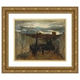 thumbnail image 1 of Ramón Tusquets 24x20 Gold Ornate Framed and Double Matted Museum Art Print Titled - Burial of Fortuny (1874), 1 of 4