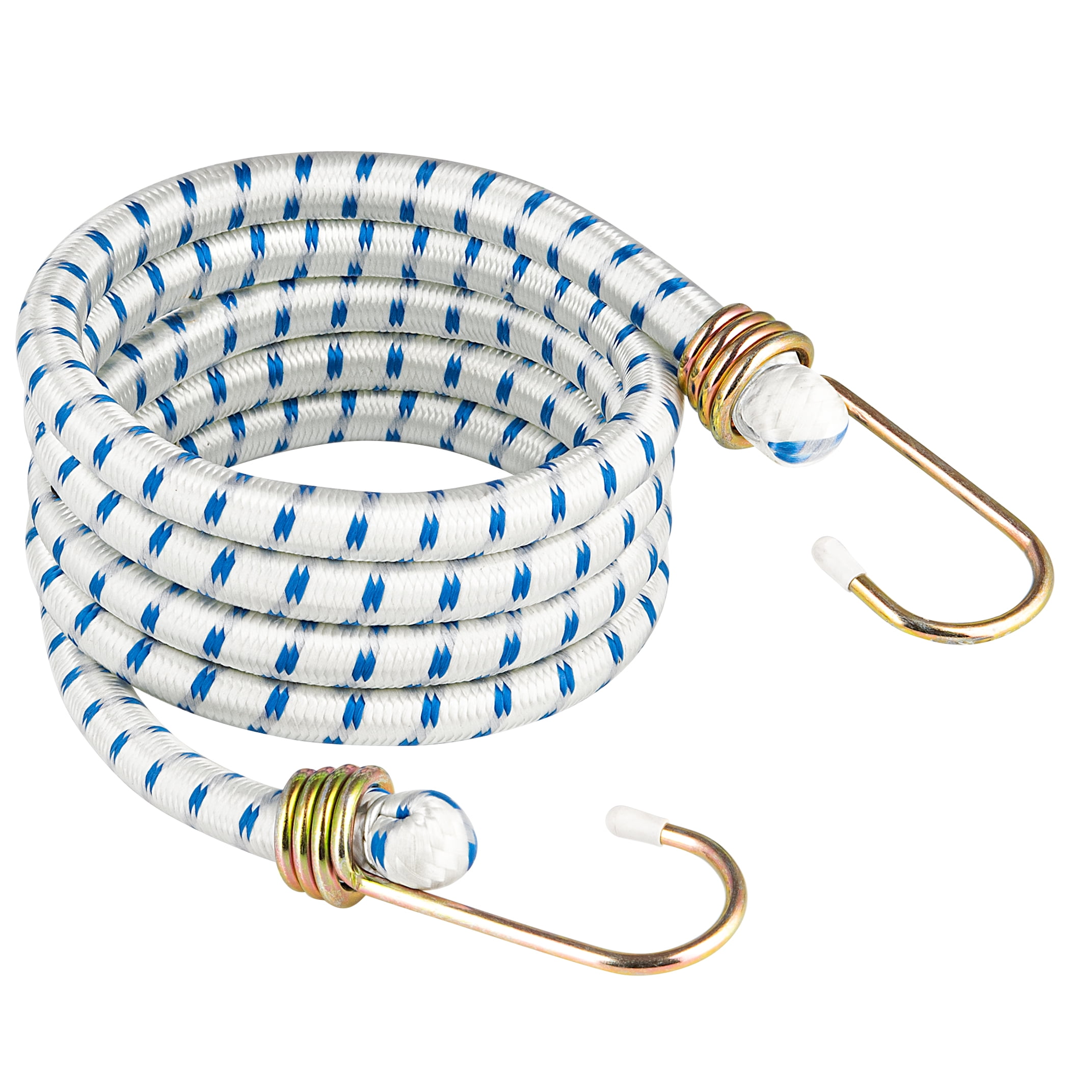 ProSource FH64030 Braided Stretch Heavy Duty Stretch Cord Set With Steel  Hook Ends 20 Piece: Bungee Cords ++ (045734962897-1)
