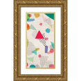 thumbnail image 1 of Rama, Kaj 14x24 Gold Ornate Wood Framed with Double Matting Museum Art Print Titled - Optimistic Rebellion Part 2, 1 of 4
