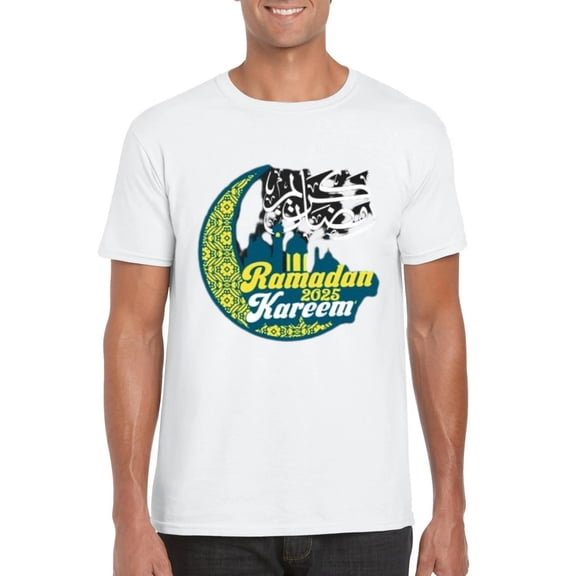 Ramadan 2025 Islamic Spiritual Holiday Festival Celebration Graphic T-Shirt, for men & women, up to size 5XL