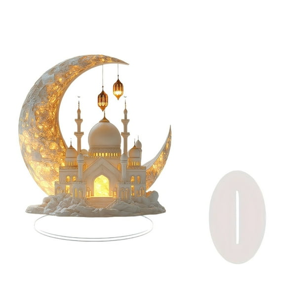 Ramadan 2D Acrylic Desktop Festival Theme For Holiday Atmosphere Creation Gift