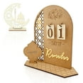 Ramadan Advent Calendar, Creative Quality Wooden Ramadan Decorations