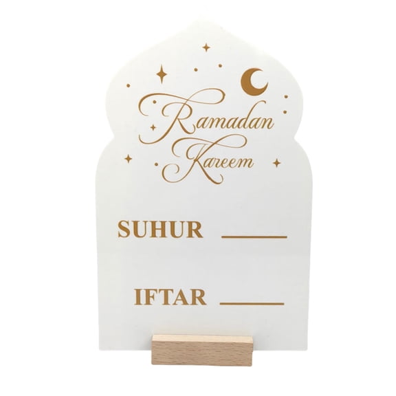 Ramadan Countdown Calendar Ramadan Decorations Wood Eid Mubarak Calendar Desktop Ornament Decorations Ramadan Gift