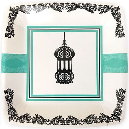 Ramadan 'Damask' Small Paper Plates (10ct)
