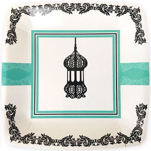Ramadan 'Damask' Small Paper Plates (10ct)