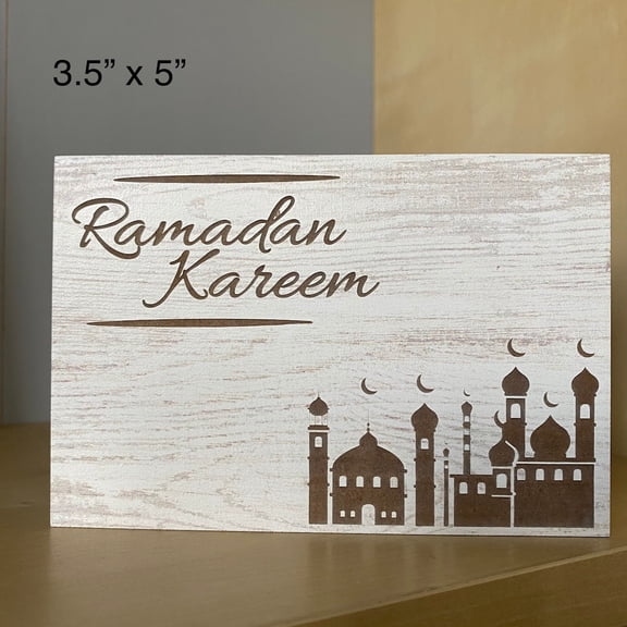 Ramadan Decor | Elegant Ramadan Kareem Tabletop Sign | Ramadan Decoration