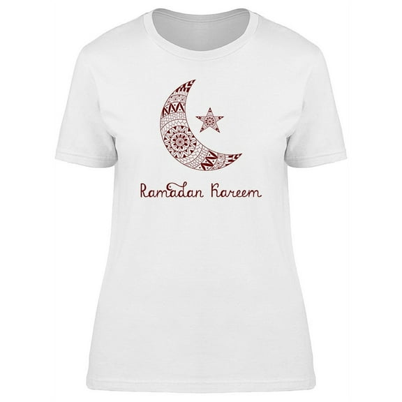 Ramadan Kareem Art T-Shirt Women -Image by Shutterstock, Female Small