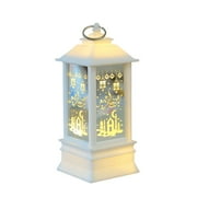 Ramadan Lantern Decoration, LED Eid Mubarak Lamp, Ramadan Candle Lantern, Hanging Ramadan Lamp, Ramadan Lantern Decor, for Home Tabletop Decor Creative Party Supplies